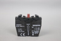 Siemens 3SB3400-0E Kontaktelement 400V 10A 2xNC Kontaktblock Unused