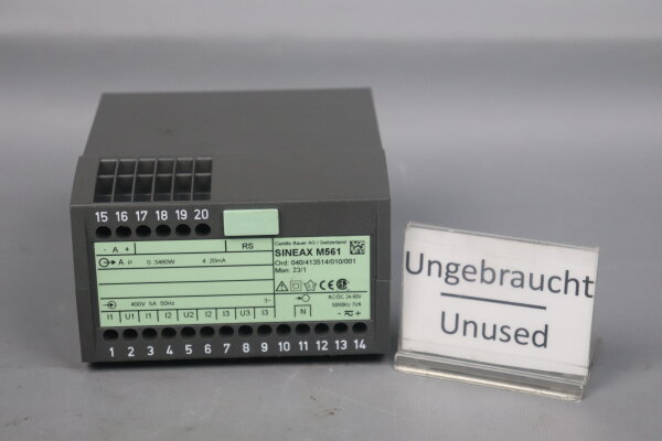 Camille Bauer SINEAX M561 Regler AC/DC 24-60V Unused