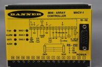 Banner MACV-1 Mini array controller RS-232 Unused
