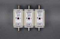 3x Siemens 3NA6836 Sicherungseinsatz 3NA6 836 160A 500V NH00 gG Unused OVP