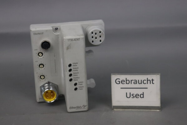 Allen Bradley 1738-AENT ArmorPoint EtherNet Adapter Ser.A REV.A02 Used