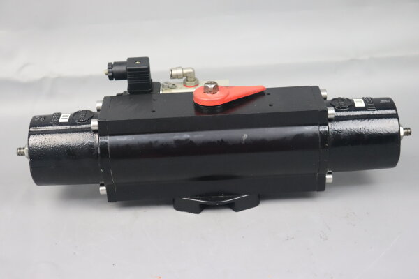 EBRO Armaturen EB 8 F Schwenkantrieb + Herion 80207 47 Wegeventil + Herion 0245 Used