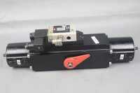 EBRO Armaturen EB 8 F Schwenkantrieb + Herion 80207 47 Wegeventil + Herion 0245 Used
