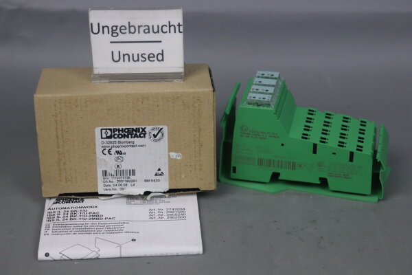 Phoenix Contact IBS IL 24 BK-T/U Buskoppler 2742094 Unused OVP