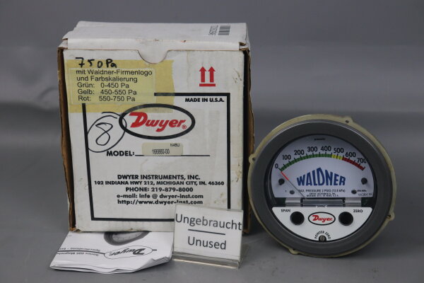 Dwyer 605-3 Differential Pressure Transmitter N45U 166860-00 Unused OVP