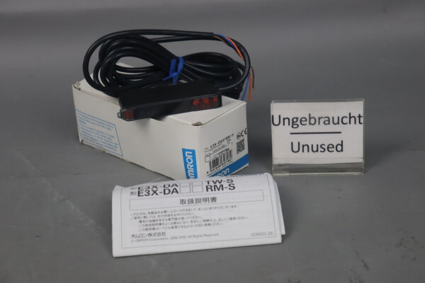 Omron E3X-DA41RM-S Photoelectric Sensors 27Z13M 12-24 VDC 3 m Unused OVP