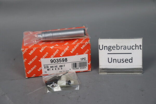 Mitutoyo 903598 Air Drive Unit M7.4 X 0.5 Unused OVP