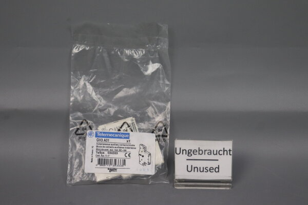 Telemecanique GV3A01 Hilfsschalterblock GV3 A01 034333 Unused OVP
