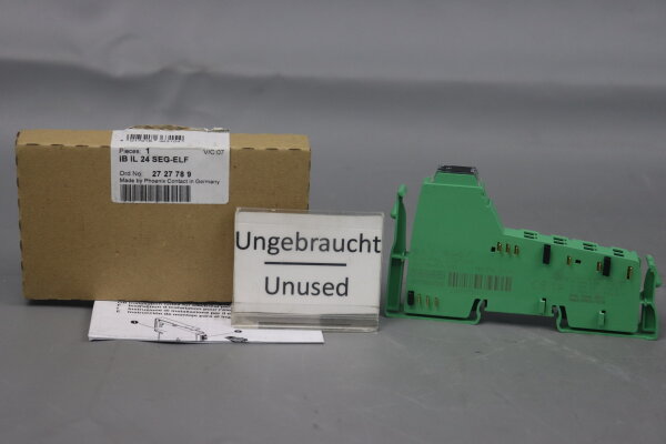 Phoenix Contact IB IL 24 SEG-ELF Inline-Klemme 2727789 V/C:07 Unused OVP