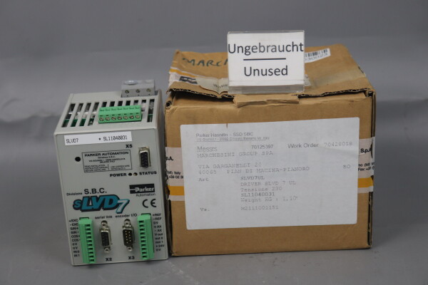 Parker SLVD7 Divisione SBC Servo Drive 230V Unused OVP