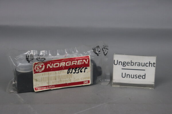 Norgren V60A517A-A218J 5/2-Wegeventil C14D88 3-10bar G1/8 Unused
