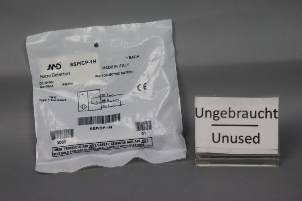 Micro Detectors SSP/CP-1H Reflexions-Lichtschranke 3038 10-30VDC Unused OVP