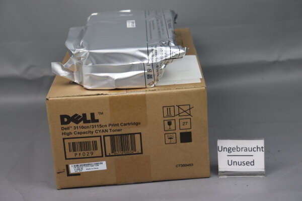 Dell PF029 3110cn/3115cn Cyan Toner High Capacity A00 unbenutzt in OVP