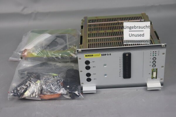 Berger Lahr SDP 5-52.0301 Stepper Motor Controller Rev. 4.04 220V 50–60Hz Unused