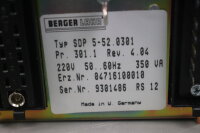 Berger Lahr SDP 5-52.0301 Stepper Motor Controller Rev. 4.04 220V 50–60Hz Unused