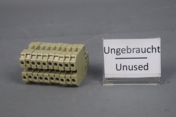 Weidmüller 10x SAK 4 Durchgangs-Reihenklemme 4mm² 750V Unused
