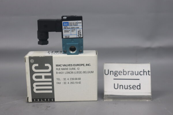 MAC 35A-ACA-DDFJ-1KA Magnetventil 24VDC 12.7W Unused OVP