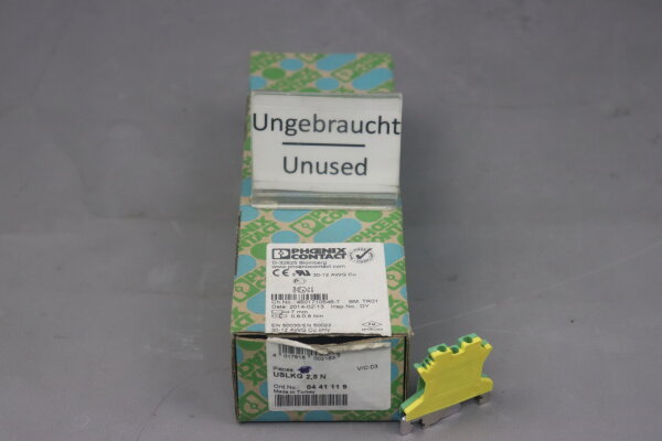 Phoenix Contact USLKG 2,5 N 16xStk Schutzleiter-Reihenklemme 0441119 V/C:03 Unused