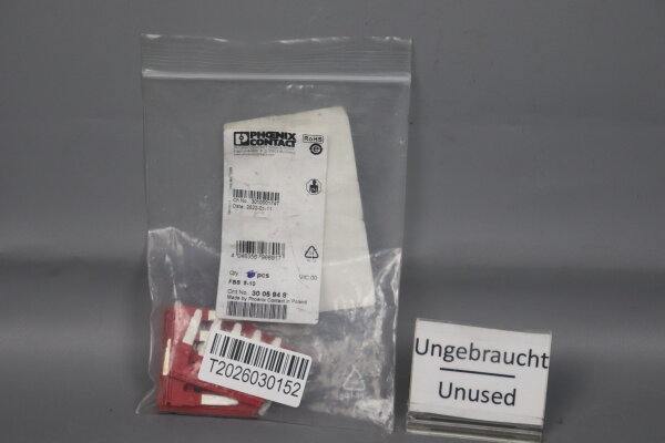 Phoenix Contact FBS 5-10  (5xStk) Steckbr&uuml;cke 3005948 V/C:00 Unused