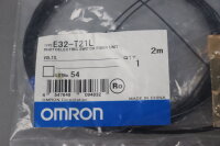 Omron E32-T21L Photoelectric Switch Fiber Unit 2m Unused OVP