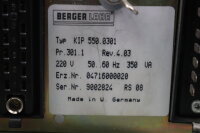 Berger Lahr KIP 550.0301 Schrittmotorsteuerung Rev.4.03 220V 50/60Hz 350VA Used