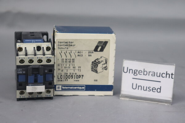 Telemecanique LC1D0910P7 Sch&uuml;tz 006177 Unused OVP