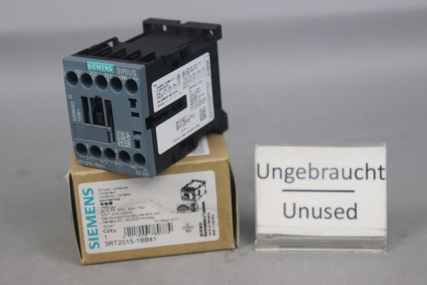 Siemens 3RT2015-1BB41 Leistungssch&uuml;tz 400V 3kW E:06 Unused OVP