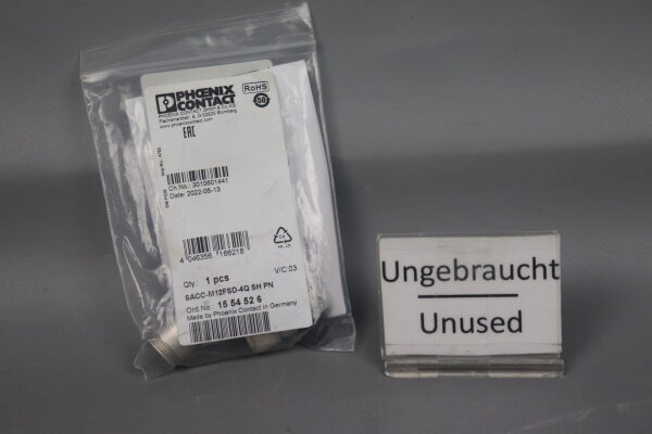 Phoenix Contact SACC-M12FSD-4Q SH PN Datensteckverbinder 1554526 V/C:03 Unused