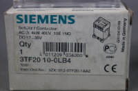 Siemens 3TF20 10-0LB4 Schütz E05 Unused OVP