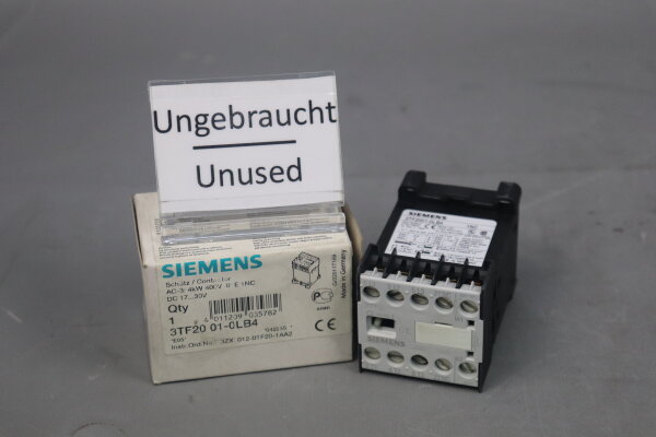 Siemens 3TF20 01-0LB4 Sch&uuml;tz E05 Unused OVP