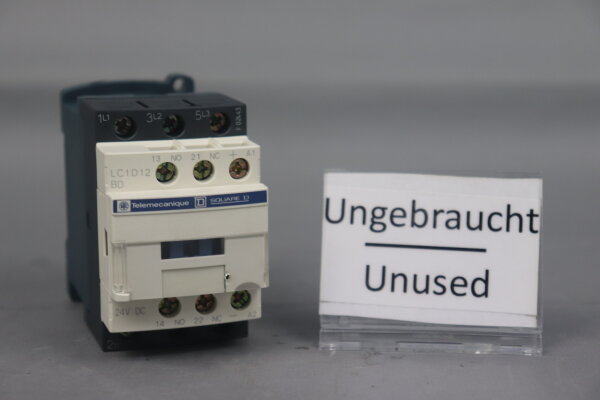 Telemecanique LC1D12BD Sch&uuml;tz 035371 24VDC 5,5kW/400V Unused