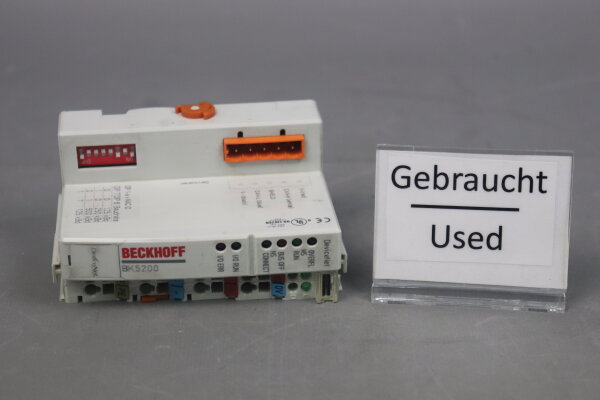 Beckhoff BK5200 DeviceNet Bus Coupler 24 V 125/250/500 kBaud Used