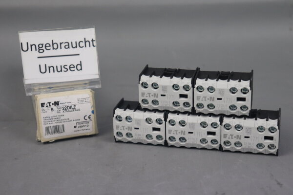 Eaton 22DILE 4-pole auxiliary switch module 010288 XTMCXFA22  (5 pcs) Unused OVP