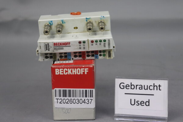 Beckhoff BK4500 Interbus-S Koppler Used