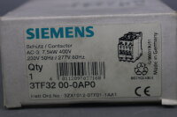 Siemens 3TF32 00-0AP0 Schütz 3TF3200-0AP0 7,5kW 400V Unused OVP