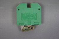 70xStk Weidmüller EK10 Schutzleiter-Reihenklemme 0354660000 Grün-Gelb Unused