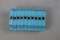 10xStk Weidmüller NT6 Durchgangs-Reihenklemme 6mm² NT 6 hell Blau Unused