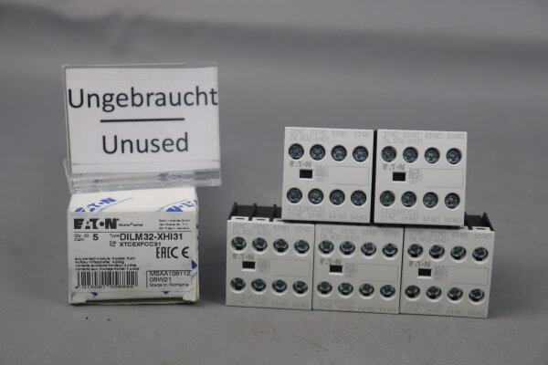 Eaton DILM32-XHI31 Hilfsschalterblock 5 Stk.Unused OVP