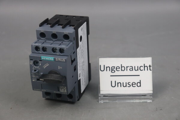 Siemens SIRIUS 3RV2011-1AA15 Leistungsschalter E:03 Unused