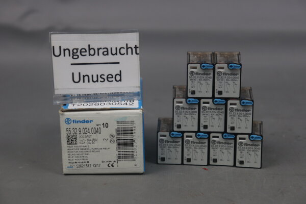 Finder 55.32.9.024.0040 industrie relais 9 pcs.Unused OVP