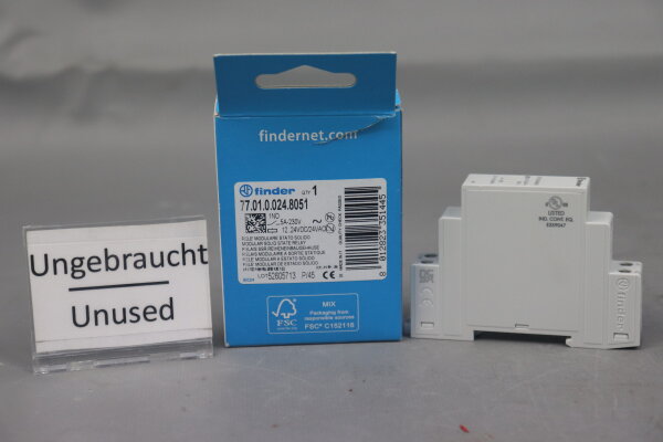Finder 77.01.0.024.8051 Relais SSR.Reiheneinbaugehause Unused OVP