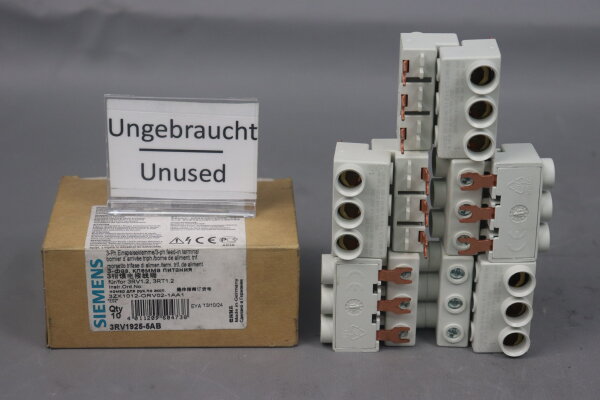 Siemens 3RV1925-5AB 3-h Einspeisklemme E02 10 Stk.Unused OVP