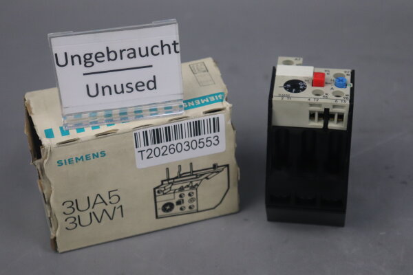 Siemens 3UA5/3UW1 Overload relay Used
