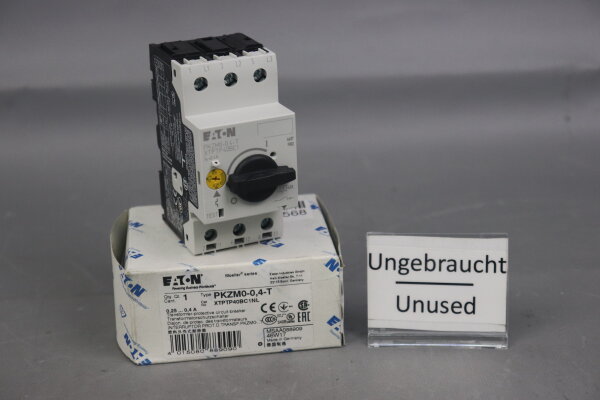 Eaton PKZM0-0.4-T Transformer Circuit Breaker 088909, 0.25...0.4 A Unused OVP