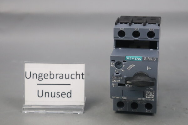 Siemens 3RV2011-1GA15 Leistungsschalter E:03 Unused