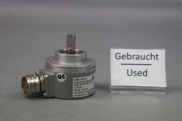 Baumer EIL580-SC10.5FN.01024.A-11101692 Incremntal Encoder 8-30VDC 1024ppr Used