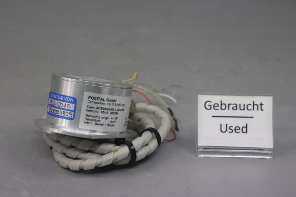 Posital AGS030-2-SC1-H0-CRW Achsen Inklinometer Analog 10-30V Vers.1 Used