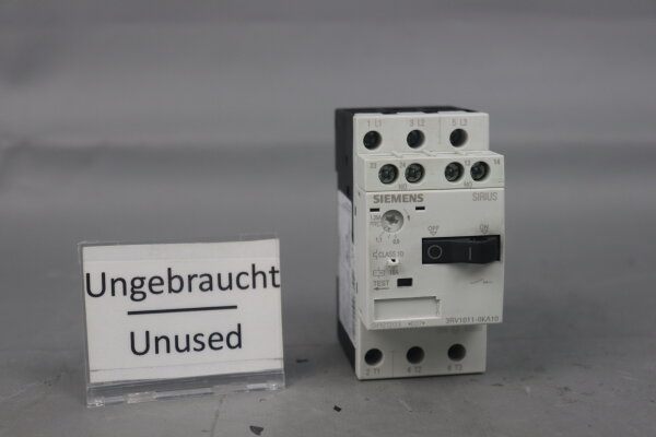 Siemens Sirius 3RV1011-0KA10 E07 Leistungsschalter Unused
