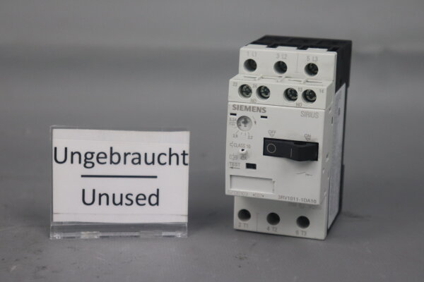 Siemens Sirius 3RV1011-1DA10 E07 Leistungsschalter Unused