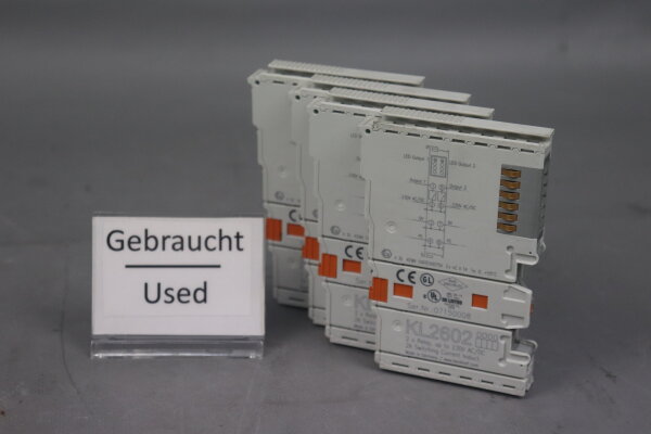 Beckhoff KL2602 Digital Eingangsklemme 4 Stk.Used